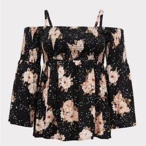 Torrid dressy off the shoulder top